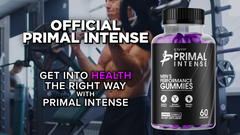 Primal Intense Supplement (3 Pack-180 Gummies)