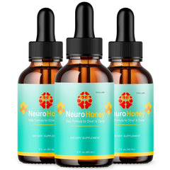 (3 Pack) Neuro Honey Brain Health Support Drops NeuroHoney 90 Serves