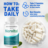 Image of (5 Pack) Nervital Natural Nerve Support Vitamin Formula 300 Capsules