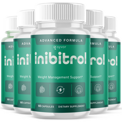Inibitro Natural Energy & Fitness Support Vitamin Inibitrol 300 Capsules (5 Pack)