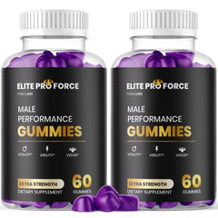 (2 Pack) Elite Pro Force Gummy Male Support Supplement EliteProForce 120 Gummies