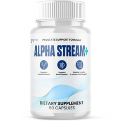 Alpha Stream Plus Advanced Prostate Support Max Supplement (1 Pack-60 Capsules)