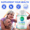 Image of (2 Pack) Sciatic Pro Plus Advanced Nerve Health Support Supplement 120 Capsules