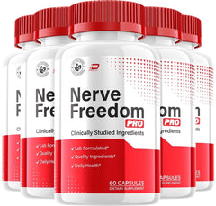 Nerve Freedom Pro – Natural Nerve Health Capsules, 300 Count (5 Bottles)