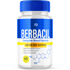Berbacil Supplement Capsules - Promotes balanced blood sugar and pressure 60 Capsules