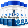Image of (5 Pack) Memo Genesis Nootropic All Natural Formula Brain Supplement 300 Capsules