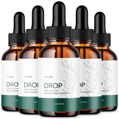 (5 Pack) Drop Daily Health Drops Advanced Health & Fitness Formula 150 Servings