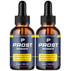 (2 Pack) Prost Power Male Support Drops ProstPower Advanced Supplement 60 Servs