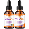 Image of (2 Pack) Vita Vin Male Support Drops Advanced VitaVin Supplement 60 Servings