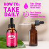 Image of (2 Pack) Jelly Burn Drops Advanced Formula JellyBurn 60 Serves