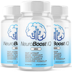 (3 Pack) Neuro Boost IQ Formula Brain Supplement NeuroBoostIQ 180 Capsules