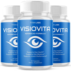 (3 Pack) Visiovita Support Healthy Eye Vision & Function Visio Vita 180 Capsules