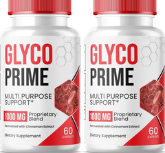 Glyco Prime Blood Sugar Support Supplement Genuine GlycoPrime blood 2Pack 120Cap