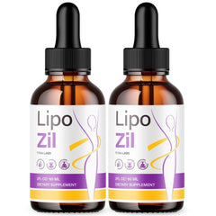 (2 Pack) Lipozil Drops Advanced Health & Fitness Formula Lipo Zil, 60 Servings