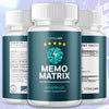 Image of (3 Pack) Memo Matrix Natural Brain Supplement MemoMatrix 180 Capsules