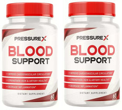 Pressure X Blood Support Supplement (2 Pack-120 Capsules)