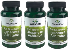 Swanson Full Spectrum Japanese Ashitaba 500 mg (3 Pack - 180 Capsules)