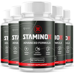 (5 Pack) Stamino X Advanced Male Pills StaminoX Formula Supplement 300 Capsules