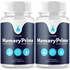 (2 Pack) Memory Prime Nootropic Natural Brain Supplement MemoryPrime 120 Capsule