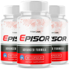 (3 Pack) Episor Advanced Male Health Support Vitamin Supplement 180 Capsules