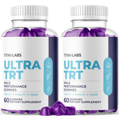 (2 Pack) Ultra TRT ACV Gummy Male Health Support Formula UltraTRT 120 Gummies