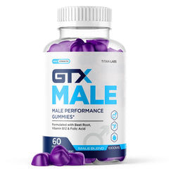 (1 Pack) GTX Male ACV Gummys Male Health Support Supplement GTXMale 60 Gummies