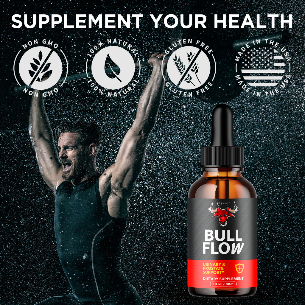 Bullflow Bull Flow Drops Prostate Supplement 2 Pack-60 Serving ...