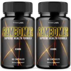 (2 Pack) Rambo Max Advanced Male Health Support Supplement RamboMax 120 Capsules
