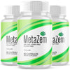 Image of (3 Pack) MetaZem Advanced Energy & Fitness Max Supplement Meta Zem 180 Capsules