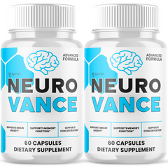 (2 Pack) Neuro Vance Nootropic Formula Brain Supplement NeuroVance 120 Capsules