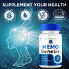 Image of (3 Pack) Memo Genesis Nootropic All Natural Formula Brain Supplement 180 Capsules