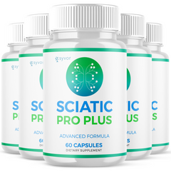 (5 Pack) Sciatic Pro Plus Advanced Nerve Health Support Supplement 300 Capsules