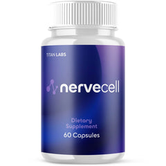 (1 Pack) Nervecell Nootropic Natural Brain Supplement Nerve Cell 60 Capsules