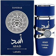Asad Zanzibar by Lattafa cologne for men EDP 3.3 / 3.4 oz New in Box