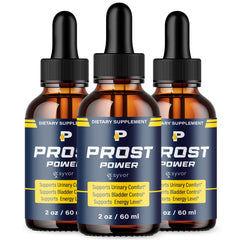 (3 Pack) Prost Power Male Support Drops ProstPower Advanced Supplement 90 Servs