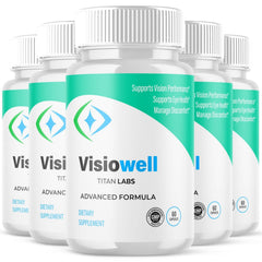 (5 Pack) Visiowell Support Healthy Eye Vision & Function Visio Well 300 Capsules