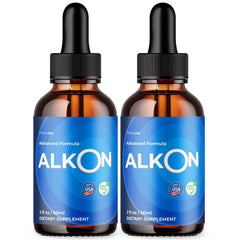 (2 Pack) Alkon Drops Advanced Health & Fitness Formula Alk On Vitamin 60 Serves