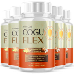 (5 Pack) Cogu Flex Joints Support Advanced Vitamin Formula CoguFlex 300 Capsules