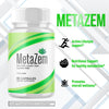 Image of (2 Pack) MetaZem Advanced Energy & Fitness Max Supplement Meta Zem 120 Capsules