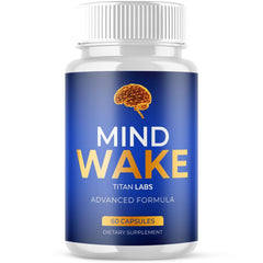 (1 Pack) Mind Wake Pills - Brain Health & Cognitive Support Supplement 60 Capsules