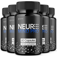 (5 Pack) Neuro Mind Pro Natural Brain Formula Supplement 300 Capsules