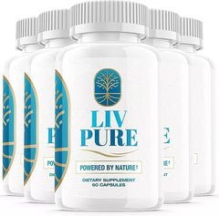 Liv Pure - LivPure Dietary Supplement Pills Advanced Formula - Supports Healthy Liver Function (5 Pack-300 Capsules)