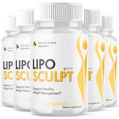 Lipo Sculpt Advanced Energy & Fitness Vitamin LipoSculpt (5 Pack - 300 Capsules)