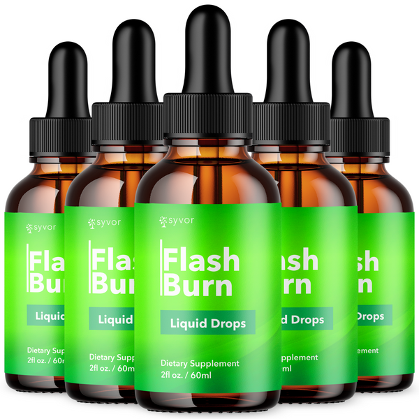 Flash Burn Drops Advanced Formula Health & Fitness Support Supplement ...