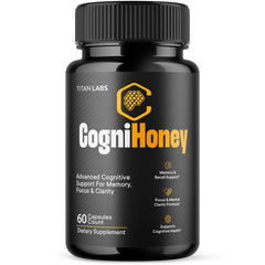 (1 Pack) CogniHoney Pills - Brain Health & Cognitive Support Supplement 60 Capsules