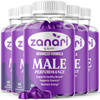 Image of (5 Pack) Zanari Male Gummys Advanced Formula Max Support Supplement 300 Gummies