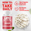 Image of Lipojaro Advanced Formula Supplement to Support Digestion & Fitness 300 Capsules