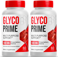 Glyco Prime Blood Sugar Support Supplement Genuine GlycoPrime blood 2Pack 120Cap