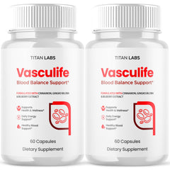 (2 Pack) Vasculife Advanced Blood Max Support Supplement Vascu Life 120 Capsules