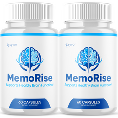 (2 Pack) Memo Rise Advanced Nootropic Formula Brain Supplement MemoRise 120 Capsules